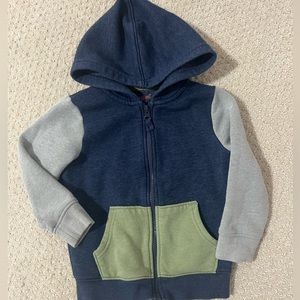 Cat & Jack boys zip up hoodie size 2
